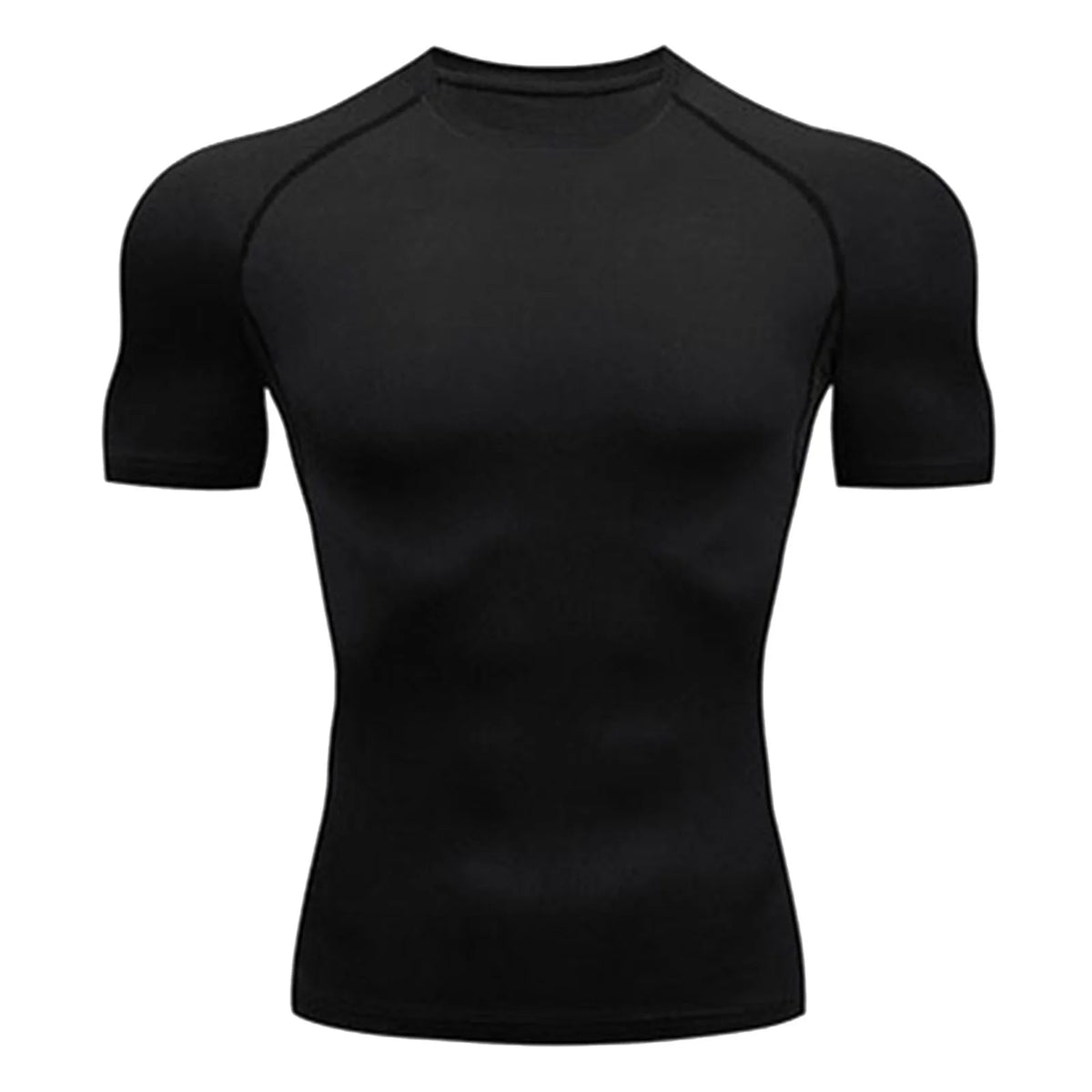 plain black compression shirts